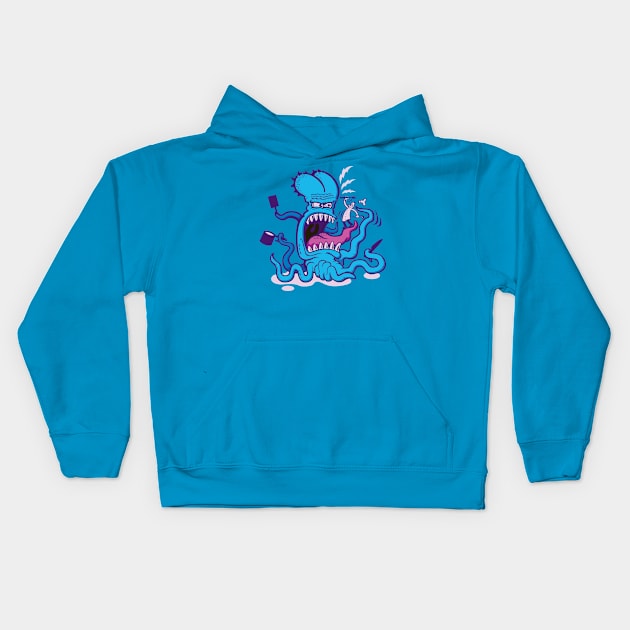 When cooking an octopus does not work well Kids Hoodie by zooco